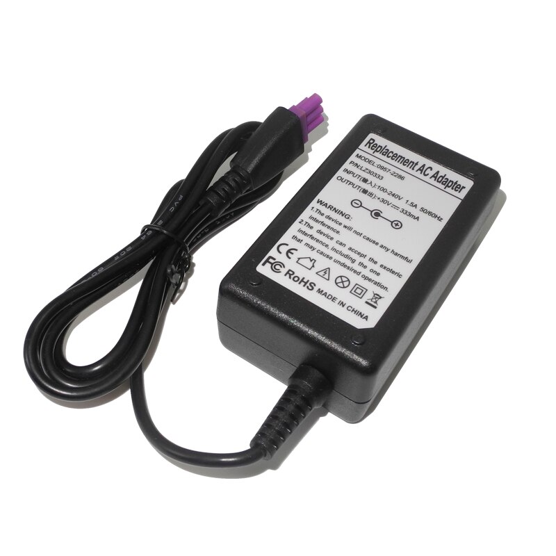 30v 333ma printer vekselstrømsadapter til hp deskjet printer 1050 1000 2050 2000 1050 2060 0957-2286 0957-2290