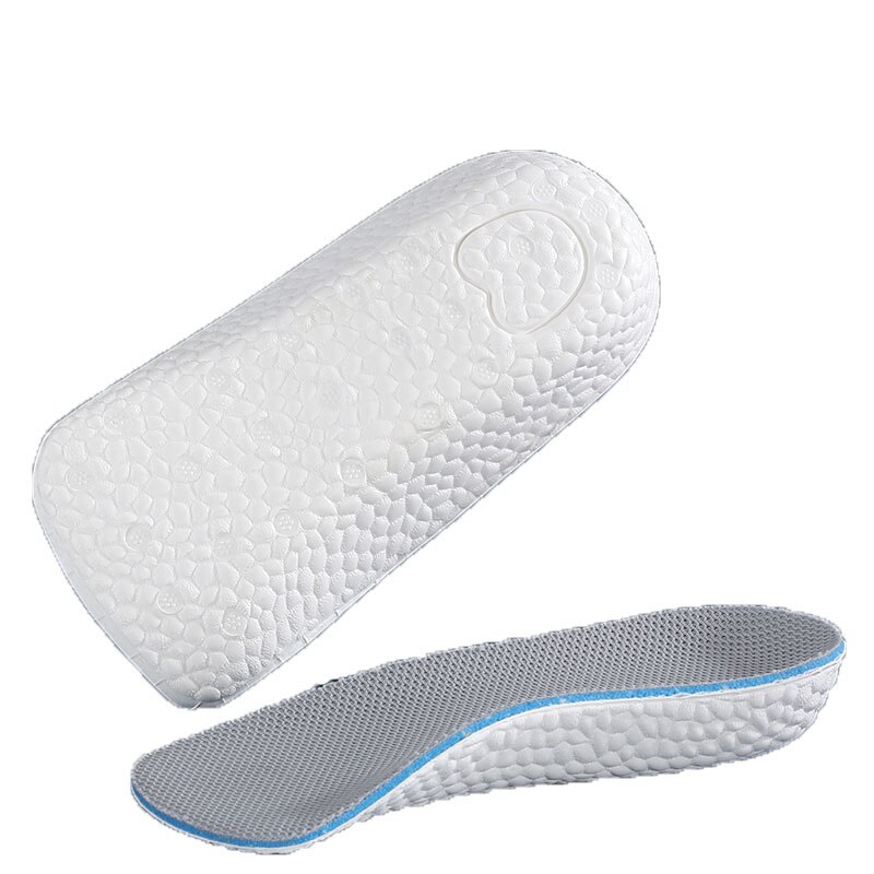 Usynlig højde stigende halv indersål ortopædisk fodsål pad mænd kvinder svangstøtte letvægts åndbare indlægssåler