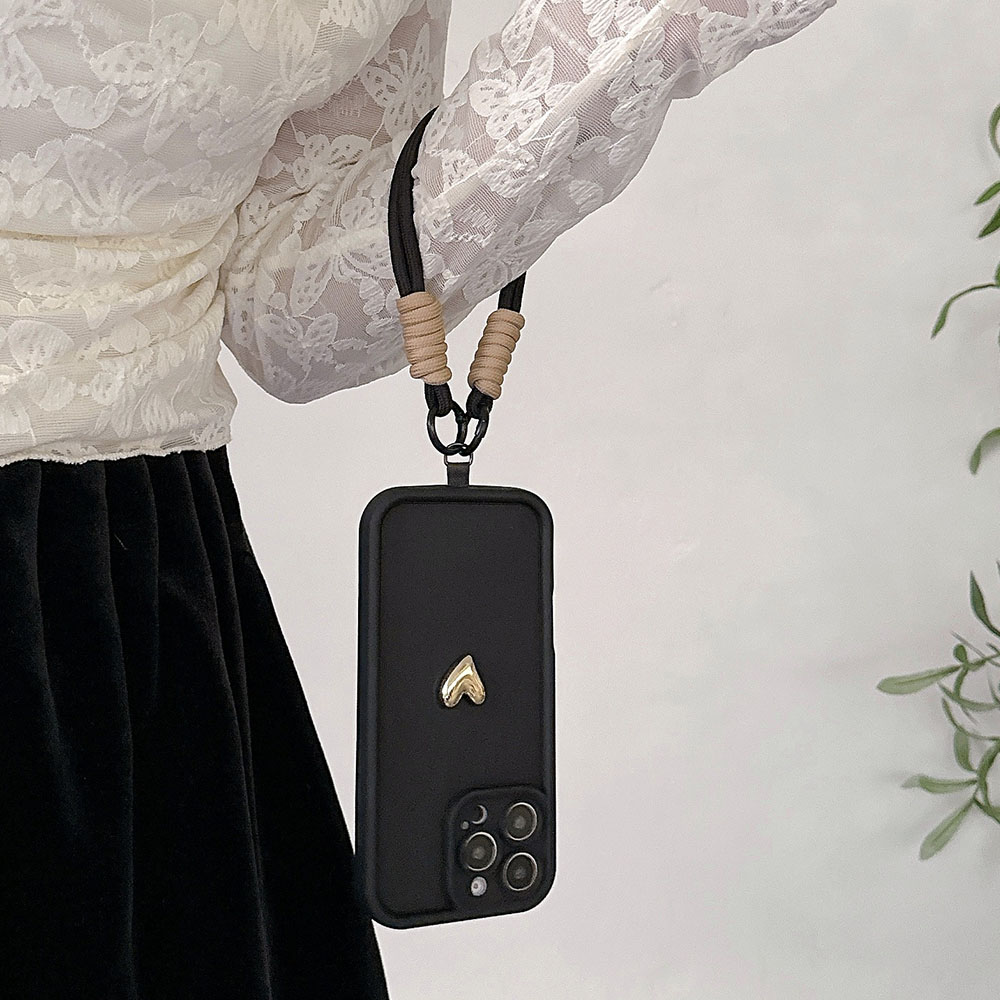 Voor Xiaomi Poco X3 NFC X4GT X5 X6 X7 Pro M6 Plus M5S M7 M3 POCO F6 F5 F4 F3 GT F2 Pro 4G 5G Lanyard Strap Hart Zachte Telefoon Case