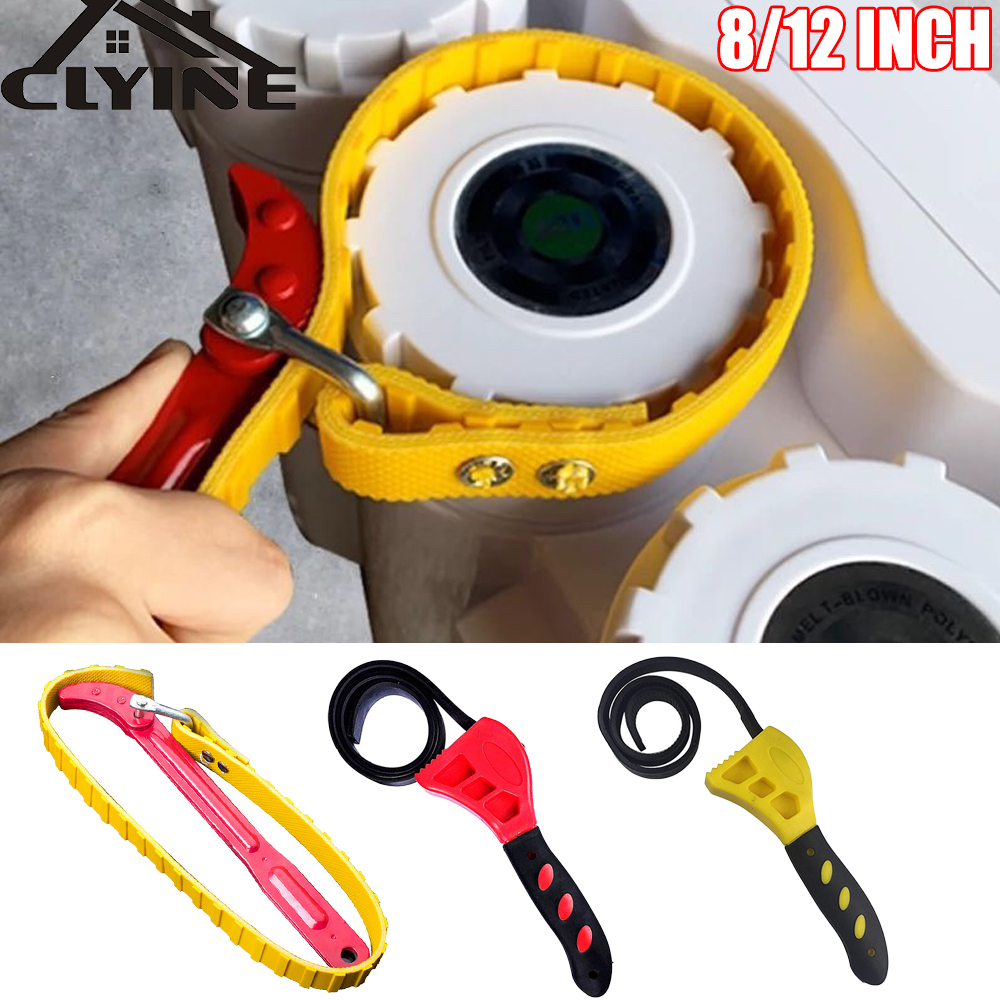 Adjustable Strap Spanner Wrench Belt Oil Filter Pu... – Grandado
