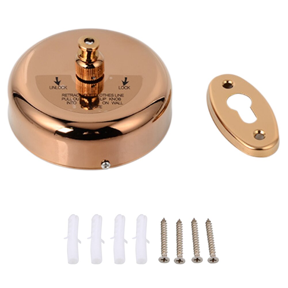 304 stainless steel telescopic clothesline indoor and outdoor laundry hanger dryer portable clothesline: rose gold