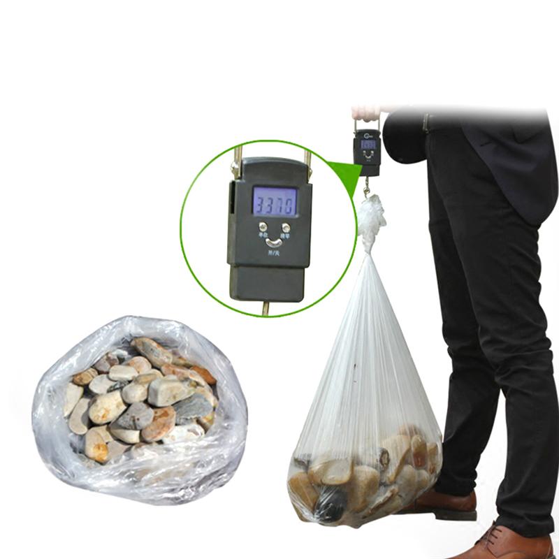 50pcs Disposable Thickened Storage Bags Clear Recycling Bin Liners Bags Plastic Refuse Sacks Kitchen Organizer Bag