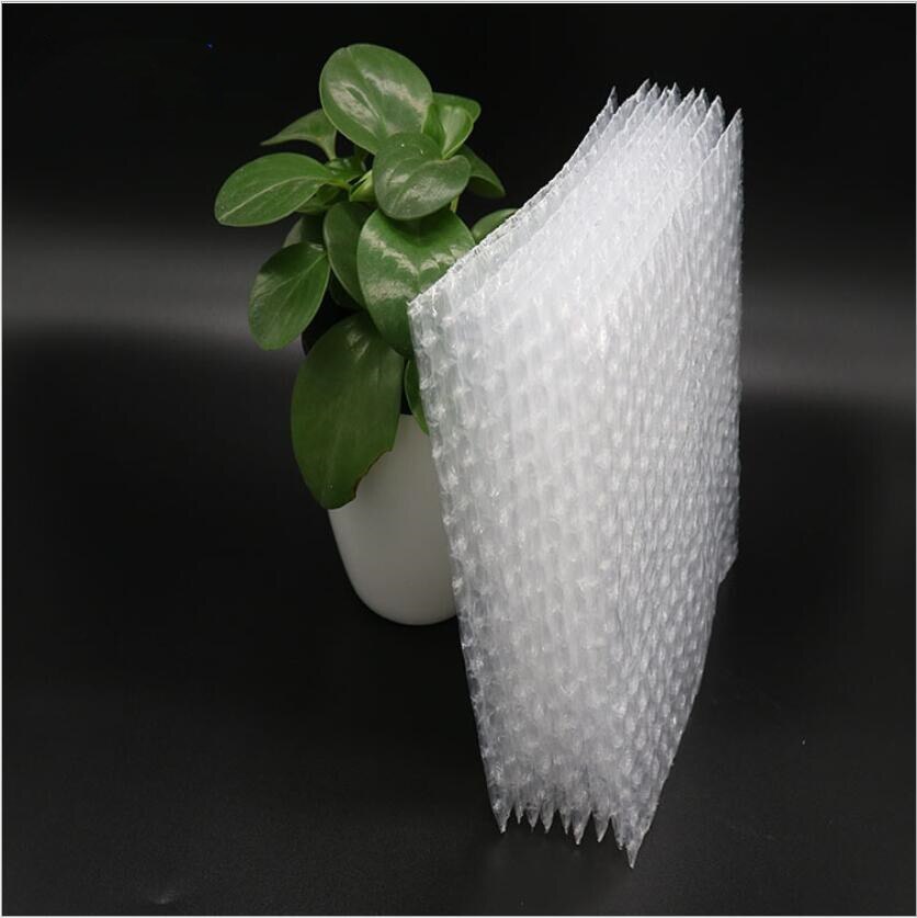 100pcs 10x15cm White Plastic Envelope Bubble Packing Bags PE Clear Shockproof Packaging Bag Double Film Bubble Bag