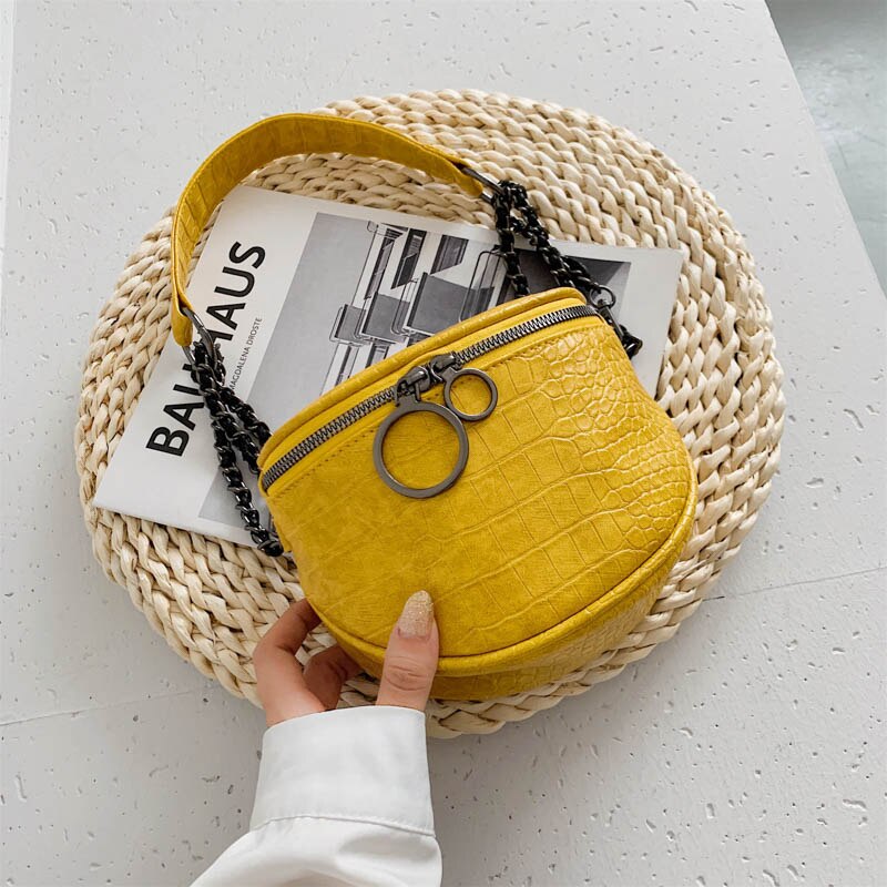 Vrouwen Tas Mode Crossbody Tassen Voor Vrouwen Borst Tas Vrouwen Messenger Bags Variabele Taille Bag Purse Schoudertas: YELLOW