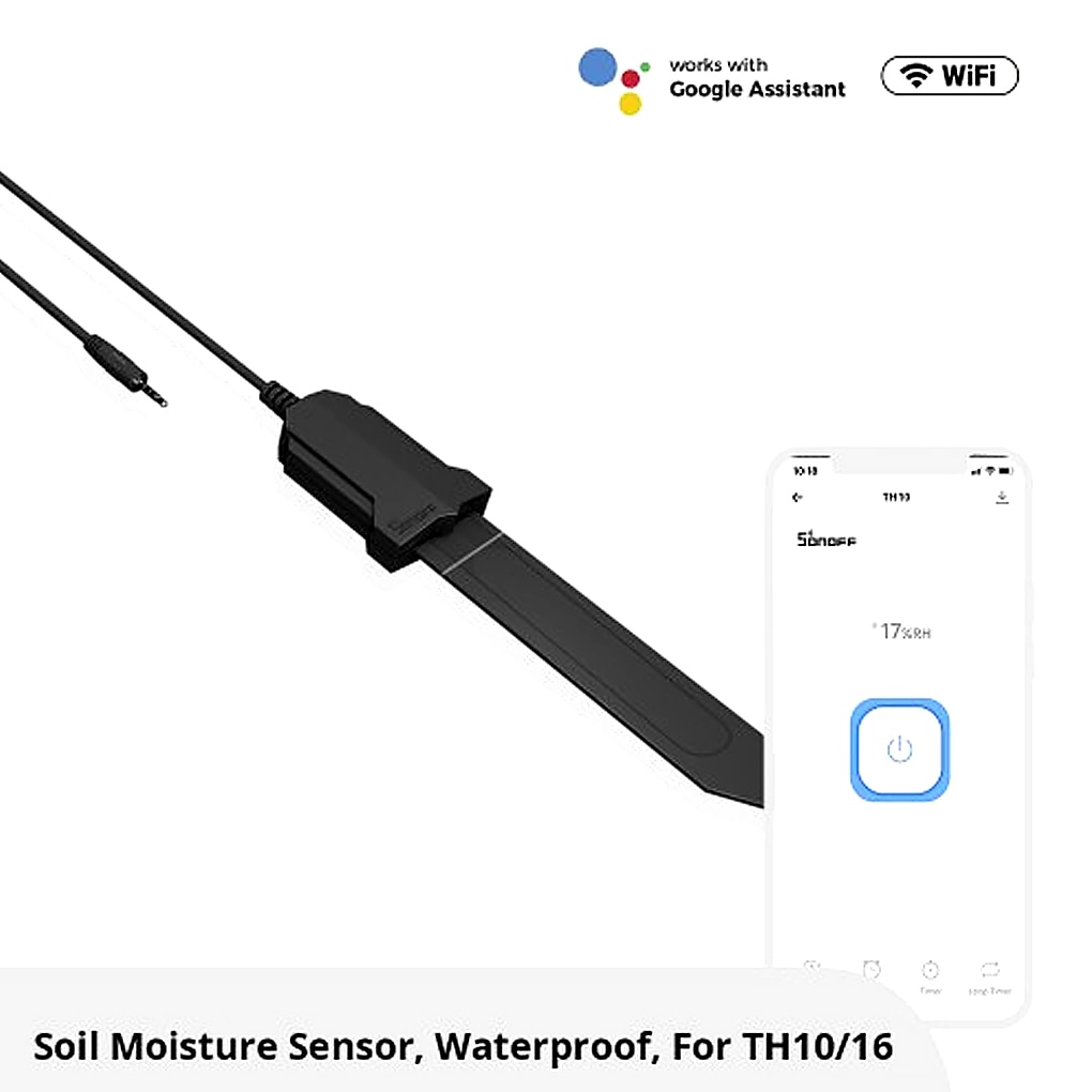 SONOFF MS01 Smart Flora Soil Monitor Garden Care Plant Grass Soil Water Moisture Tester Sensor DIY Flower Gardening Detector