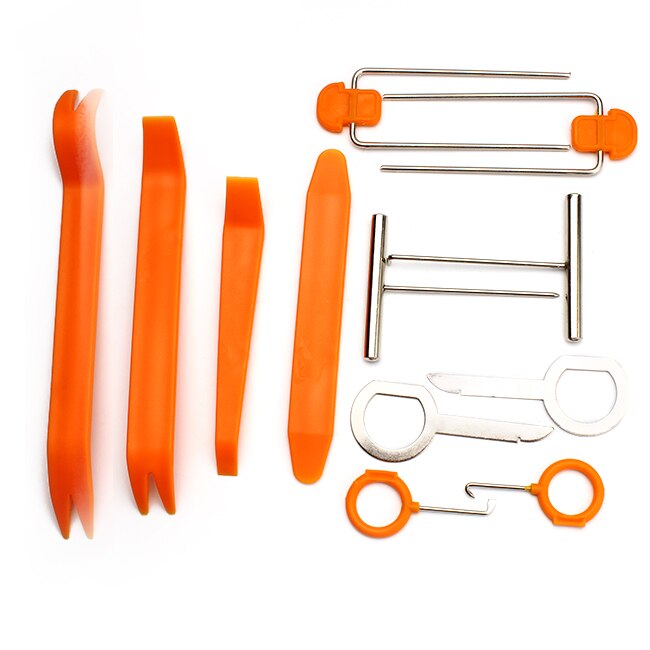 Car Pry Refitting Tool 12Pcs/Set Car Audio Door Clip Panel Trim Dash Auto Radio Removal Pry Tool