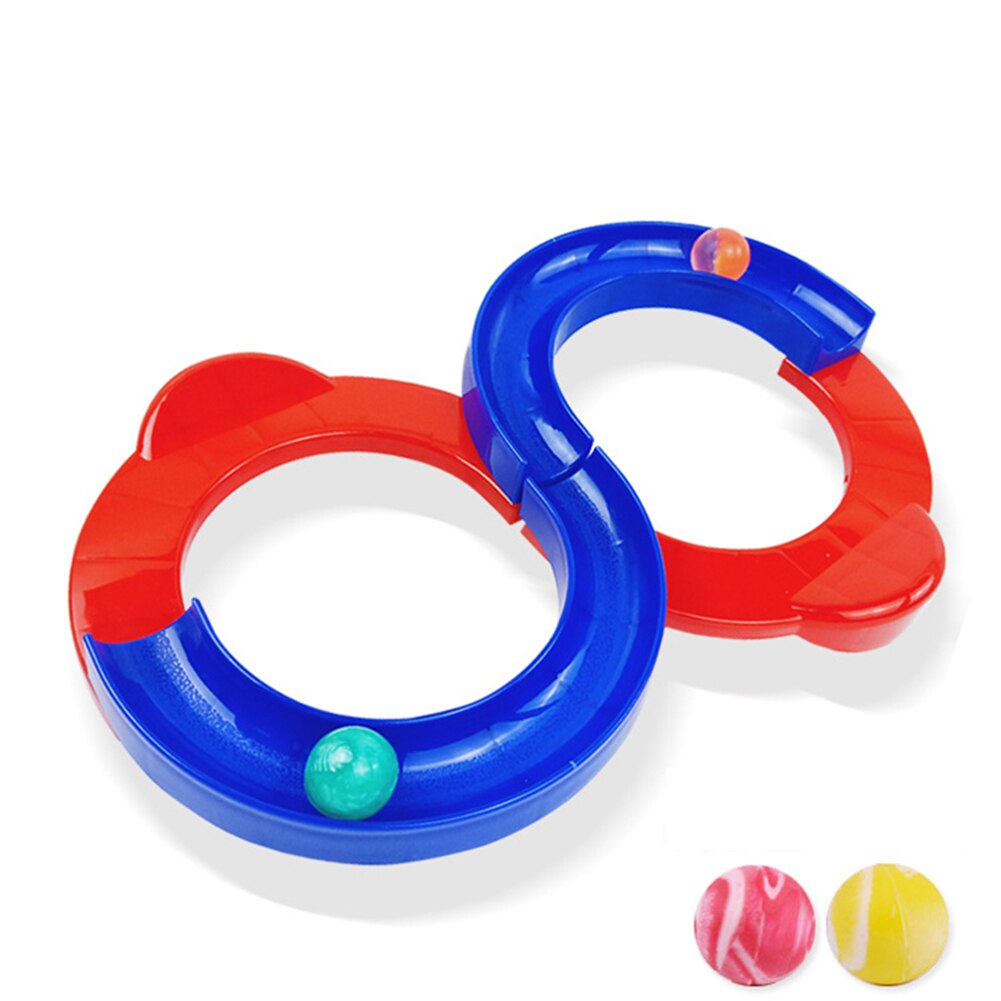Juguetes De Bola Orbital de 88 para niños, esfera Circular infinita, mano-ojo, bolas de entrenamiento de atención, juguetes ZJ55: Red-blue