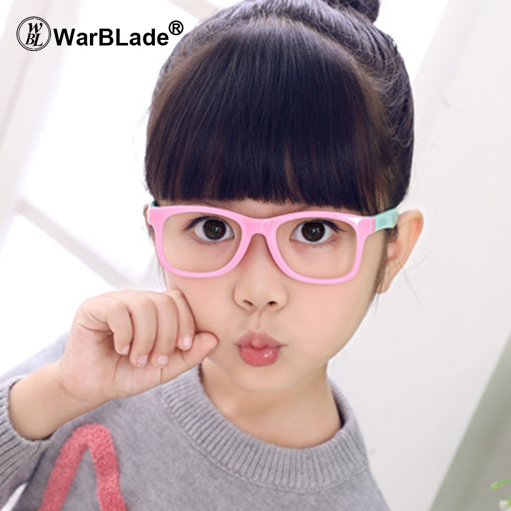 WarBLade Kind Clear Eyewear Brilmontuur Jongen Meisje Bijziendheid Recept Brilmonturen Kids Optische Brilmontuur Oculos