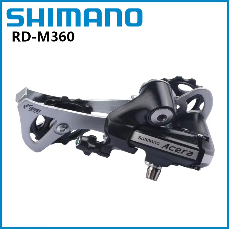 SHIMANO Acera RD-M360 SGS Mountainbike Fietsen MTB Achterderailleur Fietsaccessoires RD-M360 SGS Zwart Originele Onderdelen