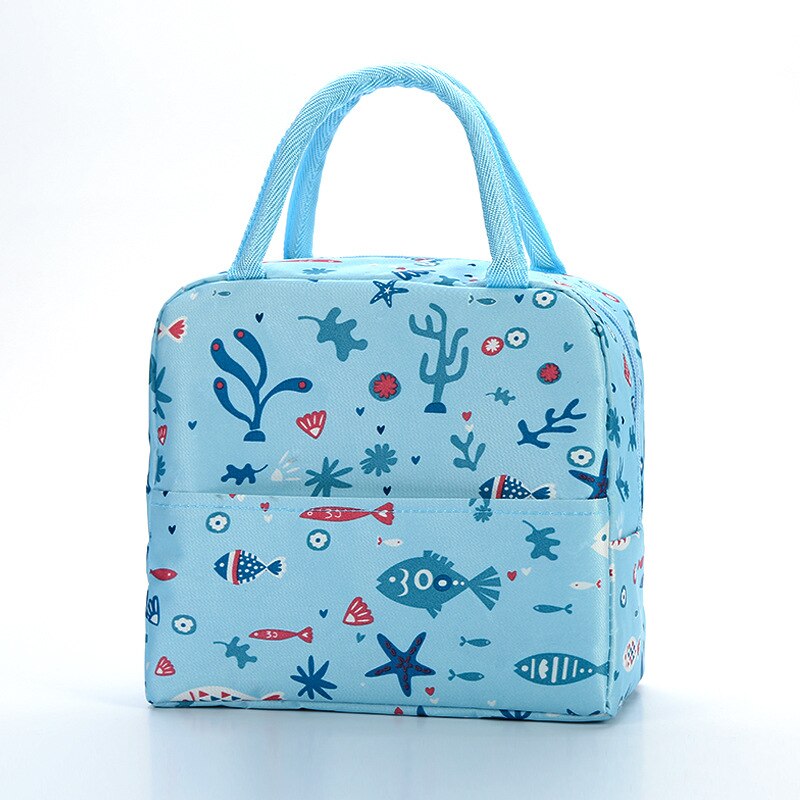 Geïsoleerde Lunch Zakken Thermische Vrouwen Picknick Tote Voedsel Doos Zakken Thermo Pouch Verse Houden Voedsel Container Lunchbox Tassen
