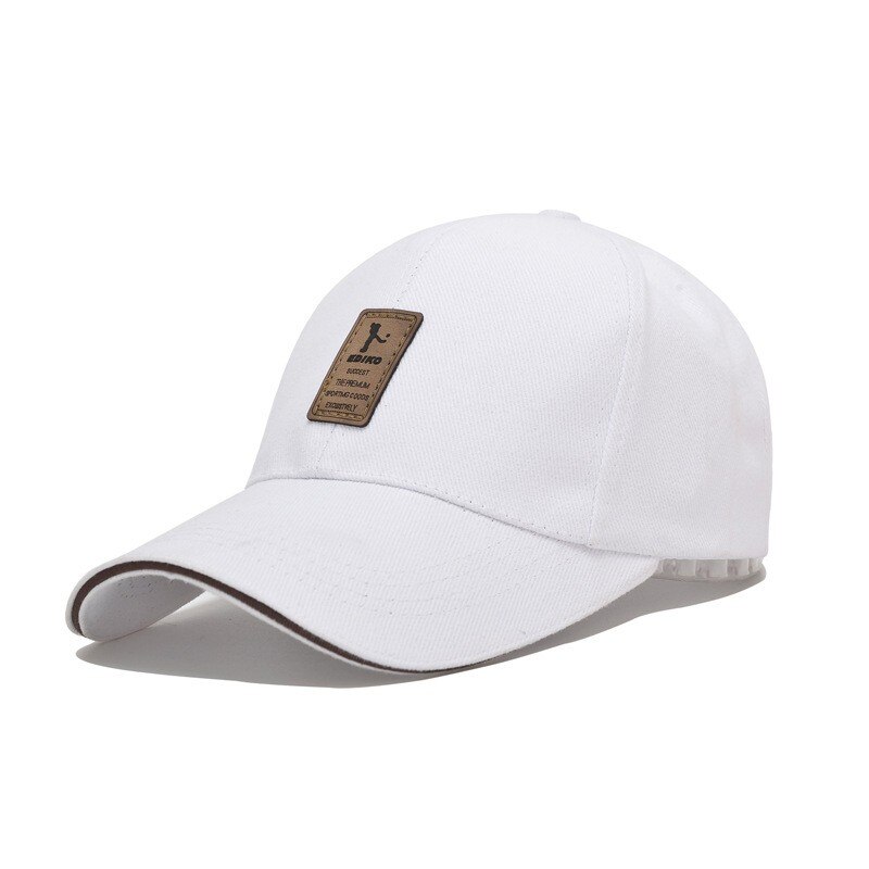 Men's Adjustable Baseball Cap Casual Leisure Hats Boy Snapback Caps dad hat snapback gorras para hombre womens summer: White