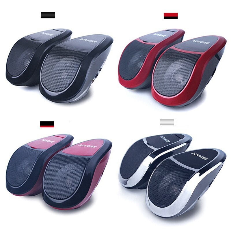 12V Motorcycle MP3 Player USB FM Radio Bluetooth-compatible Llluminated Modified Pedal Electric Speaker Amplifier Integrated