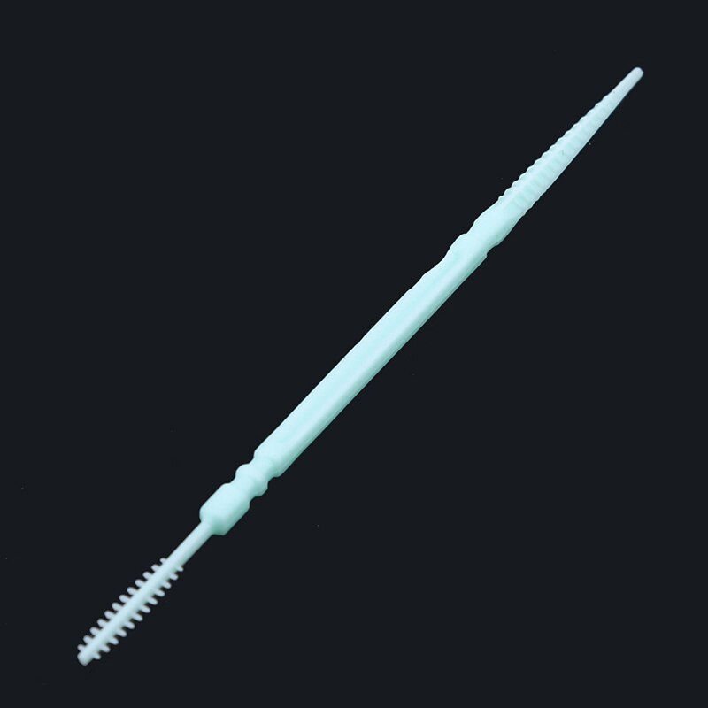 200 Stks/set Zacht Plastic Dubbele Kop Geborsteld Tandenstoker Oral Care 6.2 Cm Meerdere Kleur Vonvenient tandenstoker
