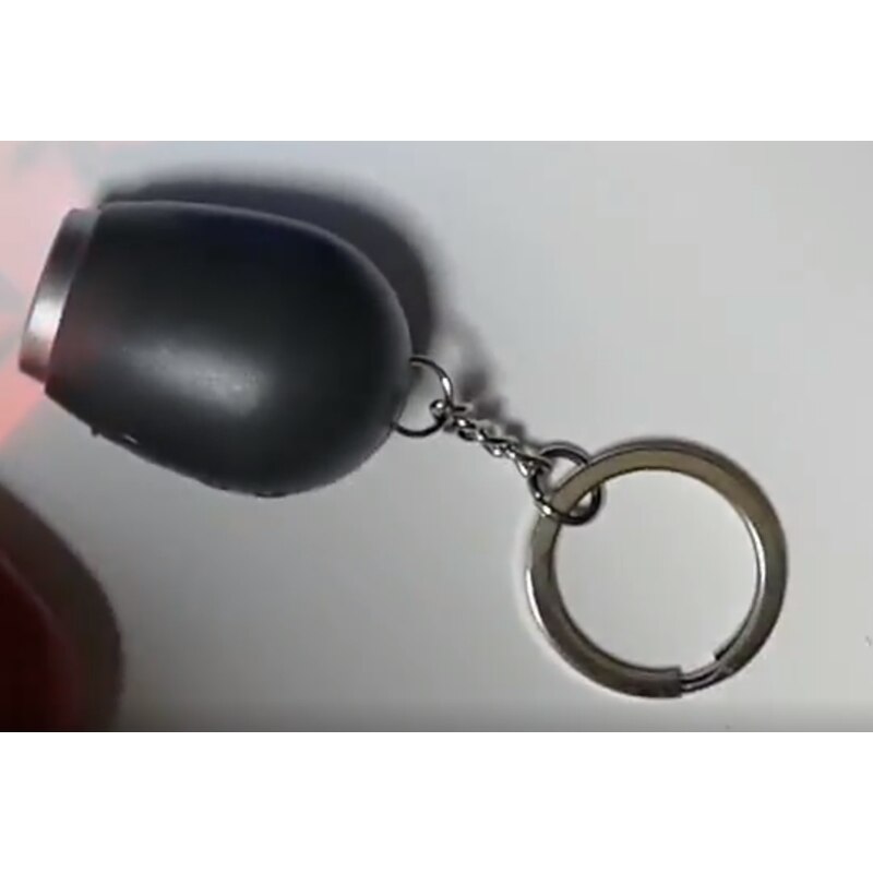 Nyckelring led skrivbordsklockor mini portabel projektion digital display elektronisk klocka lanyard ficklampa nattlampa väggtimer: Svart nyckelring
