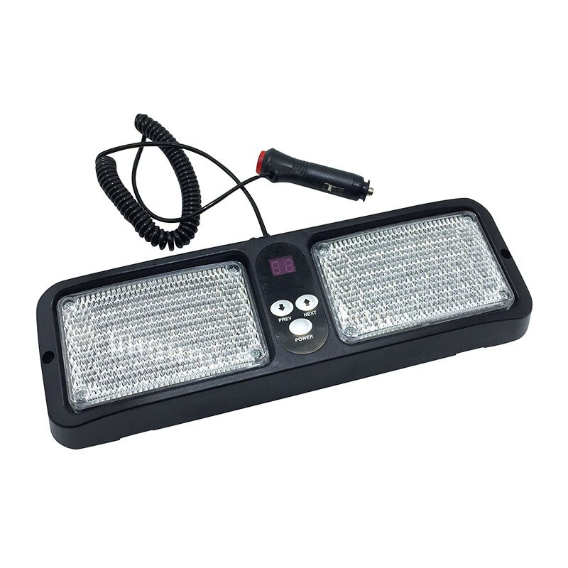 86 LED Auto Lkw Strobe Tafel Licht Sonnenblende Notfall Leuchtfeuer 12 Blitz Modi Gefahr Polizei Warnlichtbalken Parkplatz Birne 12V