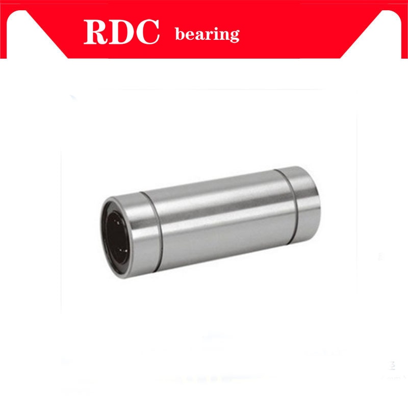 2 stk  lm10 luu 10 mmx 19 mmx 55mm 10mm lengre lineær kulelager bøssing til 10mm stang rund aksel cnc