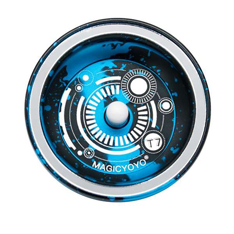 MAGICYOYO T7 Metal Responsive Yoyo for Kids Beginners with Narrow C Bearing,5 Replacement Yo-Yo Strings,Yo-Yo Holster,YoYo Glove
