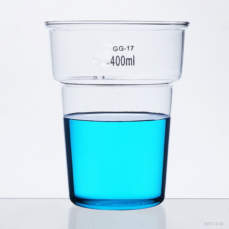 250ml/400ml Dyeing Beaker Dye Pot Beaker Chemistry Lab Borosilicate Glass Transparent Beaker Lab Supplies