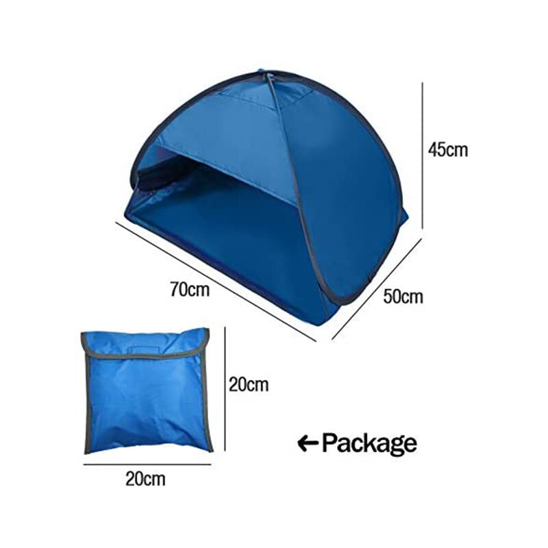 Mini toldo portátil para la cabeza, carpa Pop-up, Anti-UV, a prueba de viento, toldo para la cabeza, parasol de playa, carpa de campamento, refugio solar portátil