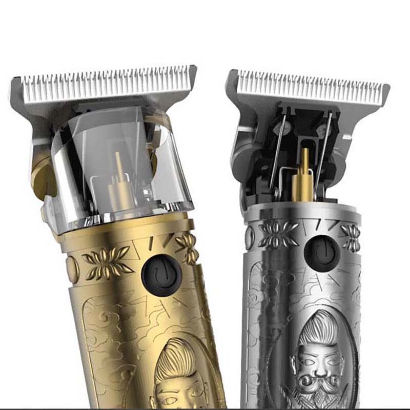 Usb Oplaadbare Tondeuse Elektrische Cordless Skelet Tondeuse Scheerapparaat Trimmer Mannen Kapper Haar Snijmachine 0Mm Scheermes