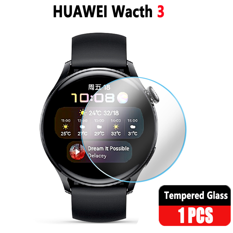 Vetro temperato per Huawei Watch 3 Pro 48mm 46mm accessori smartwatch pellicola protettiva HD pellicola salvaschermo per Huawei Watch 3: Watch 3 Glass 1Pcs