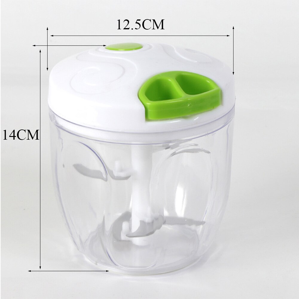 manuel hachoir à légumes Cutter tirer chaîne alimentaire hachoir mélangeur processeur carotte pomme de terre râpe hachoir à viande cuisine Gadget: White-900ML