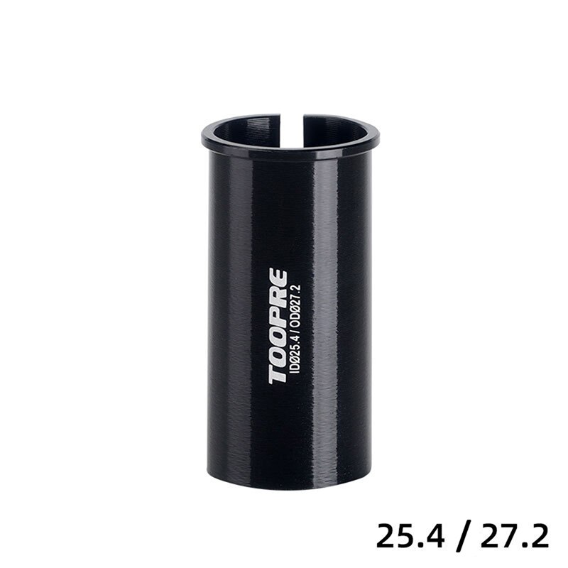 Bicycle Seat Post Tube Sleeve MTB Bike Seat Post Adapter Alloy SeatPost Tube Reducing Turn Sleeve Mountain Bicycle Cycling Parts: 25.4-27.2