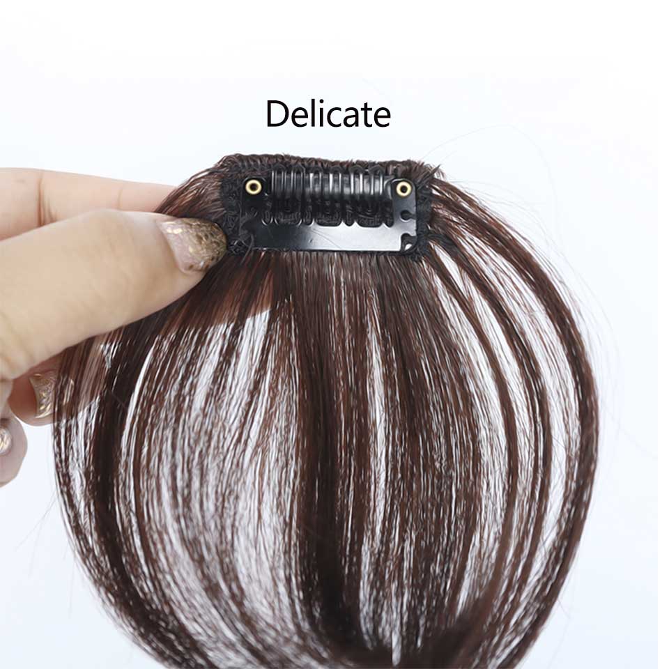 DIFEI powietrze grzywka kobieta syntetyczna 3 kolory wysoka temperatura włókna peruka grzywka kobiety grzywka