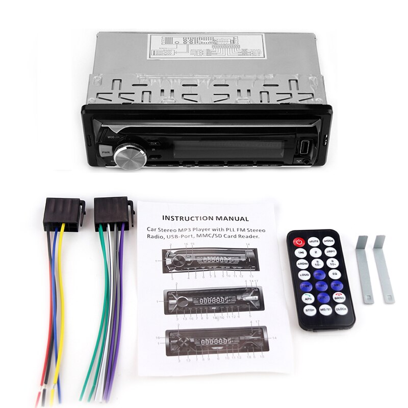 Radio de Coche Autoradio 1 Din Bluetooth SD MP3 jugador Coche Radios Estereo Poste Para Auto audio estéreo Carro Samochodowe Automotivo