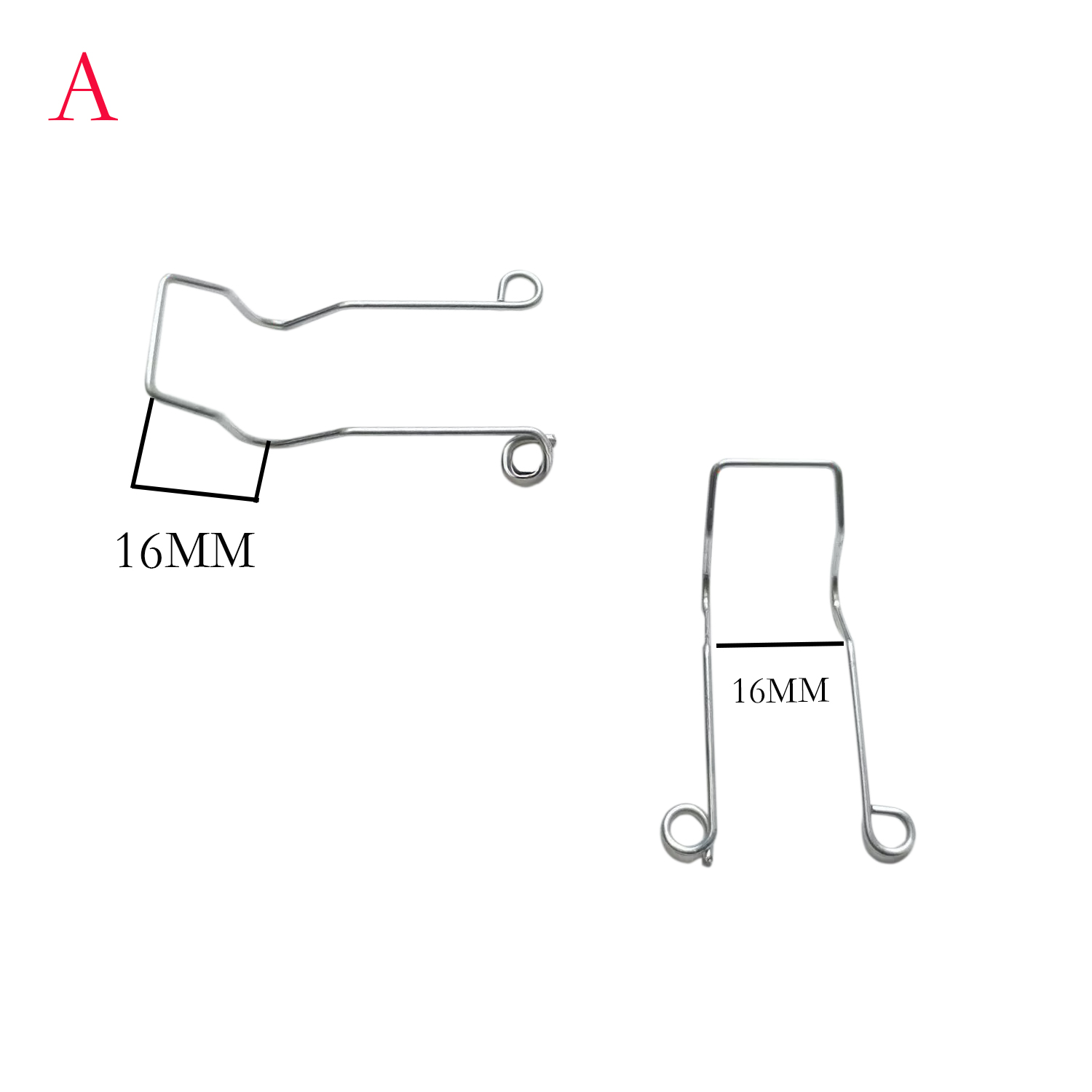 1 Pc Car Headlight Steel Wire Metal Support Lamp Bulb Base Fixed Stable Buckle Spring Fixator Clip Light Retainer 1.2 H1 H4 H7: WHITE