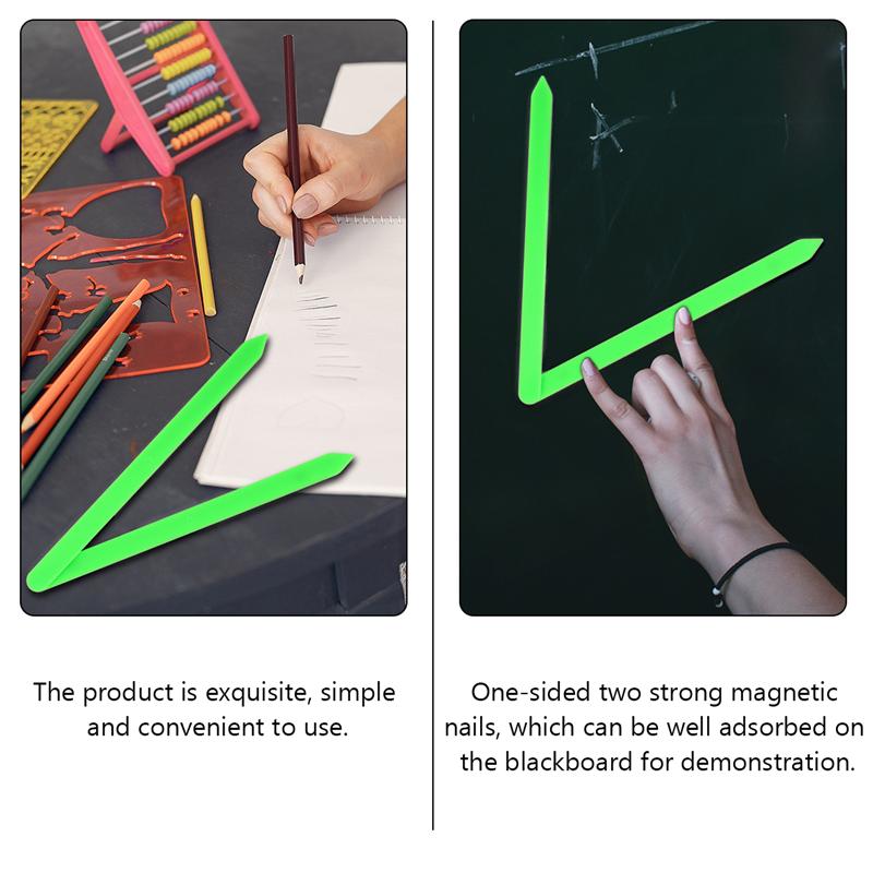 2 stücke Winkel Demonstrator Winkel Uhr Modell Tafel Mathematik Winkel Zeiger Winkel Werkzeug Hilfe Grundschule Lehre Werkzeug