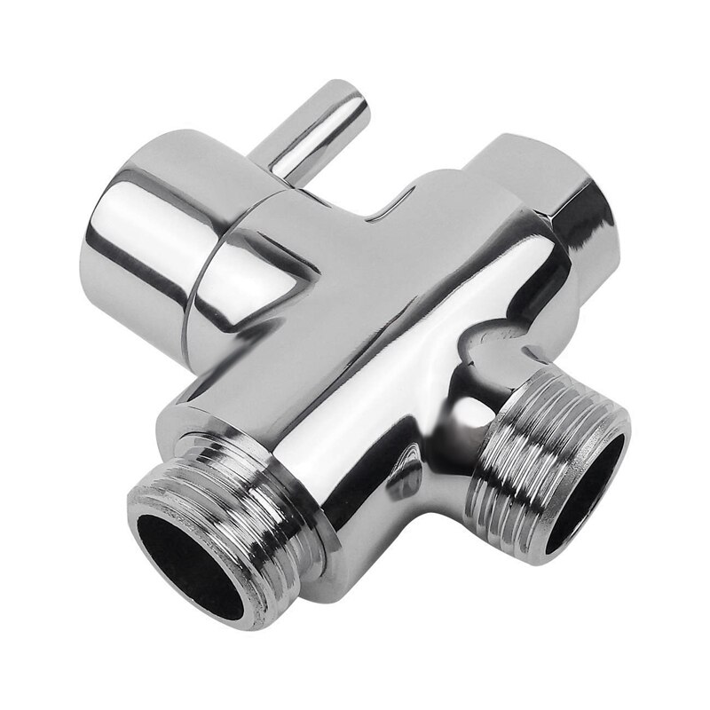 Solid omskifter 3- -vejs omskifterventil alle 1/2 tommer ips brusersystem reservedele, kobber forkromet