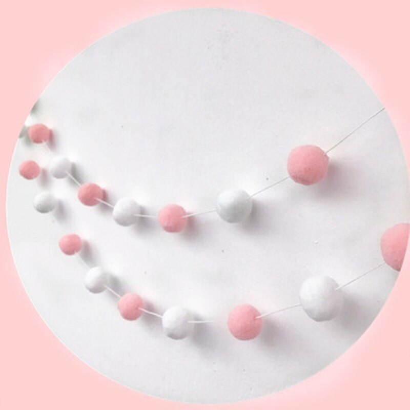 Imgaby-boule de cheveux, ornement Macarons, boule à suspendre, accessoire de tir, décoration d'anniversaire, nordique: 3