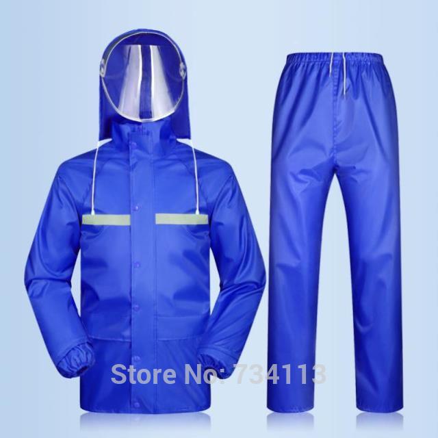 Regenjas pak mannen en vrouwen Regenbroek Pak Fietsen [Split] Waterdichte Regenkleding poncho voor regen motorfiets waterdicht