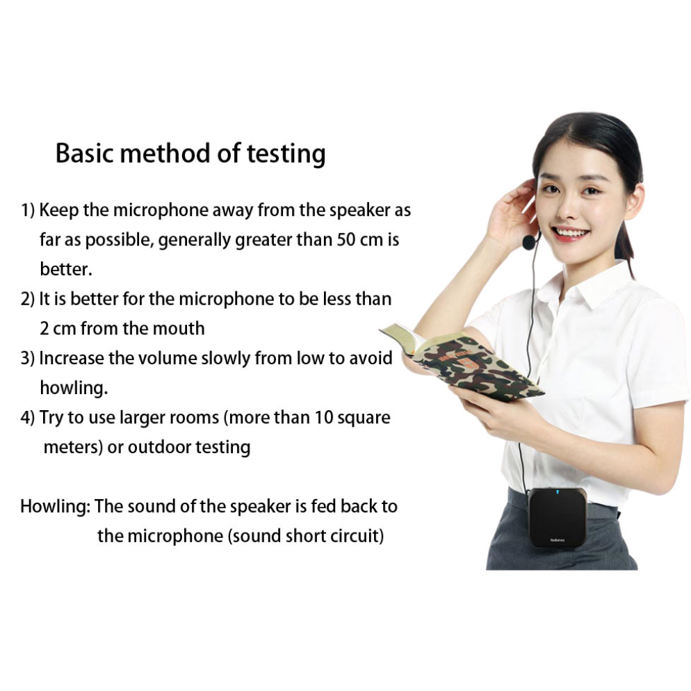 Loudspeaker Voice Amplifier Headworn Microphone Mic Speaker Audio Recorder Headset Mini Wired Mike Mikrofon Sound Battery Kit