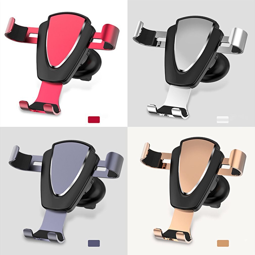 360-degree Rotation Phone Holder Stand Universal Gravity Air Vent Mount Mini Car Phone Holder Cradle Gravity Bracket