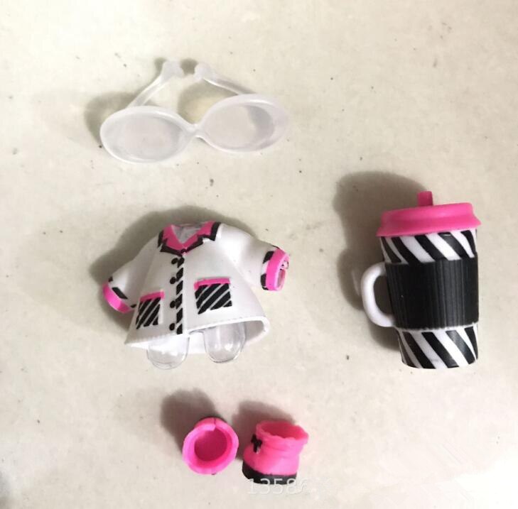 A set of original LoLs doll clothes, glasses, bottles, shoes accessories for LOLs accessories: 5