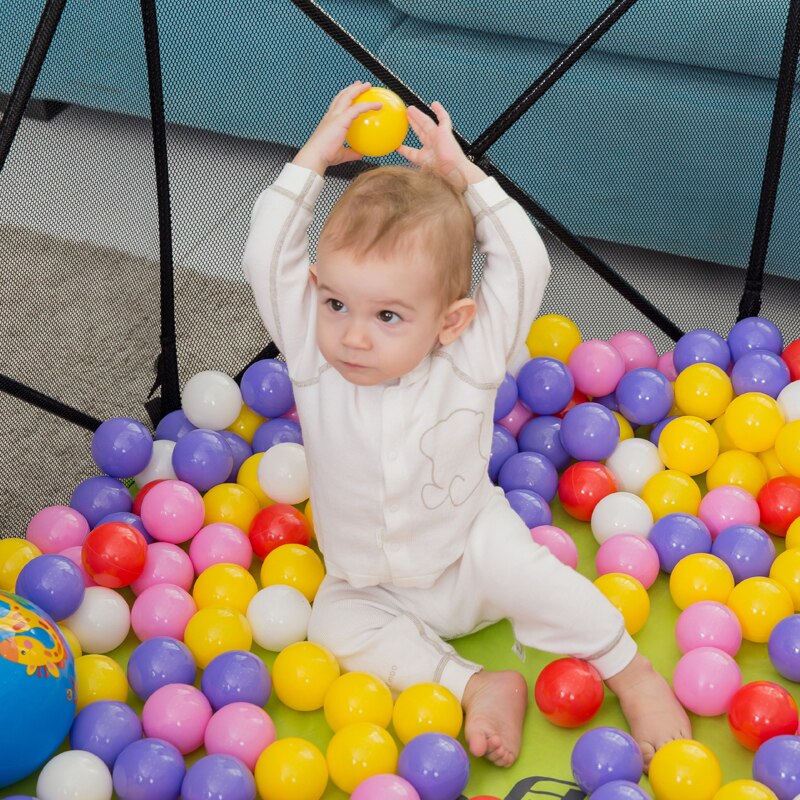 20Pcs Baby Speelgoed Oceaan Bal 5.5Cm Pit Ballen Zwembad Voor Spelen Droog Zwembad Kleurrijke Zachte Plastic Water Zwembad oceaan Golf Bal