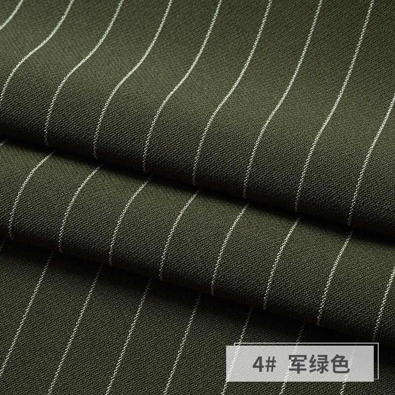 Elastic Striped Fabric Drooping Suit Pants Skirt Cloth Sewing Dress Stretch Polyester Spandex Anti-wrinkle Brocade Black Blue: 4
