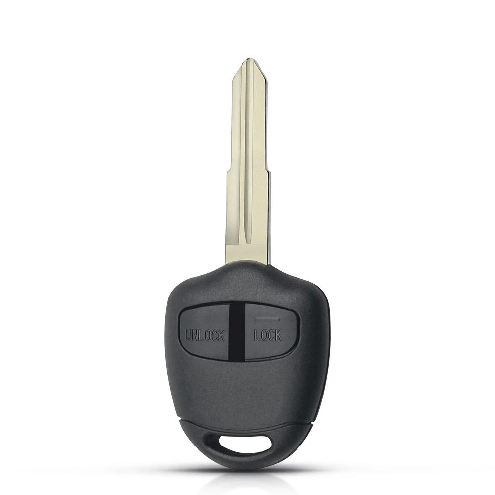 KEYYOU para Mitsubishi Outlander Grandis Pajero Lancer coche fob nueva carcasa de llave remota 2/3 botones: Gris