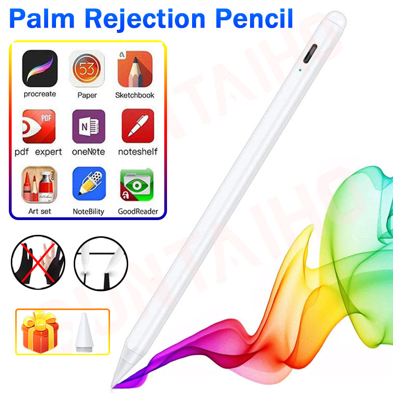 Voor Apple Potlood 2 Ipad Stylus Pen Voor Ipad Pro 11 12.9 7th 10.2 Mini5 Air 3 10.5 met Palm Afwijzing Tilt Gevoeligheid