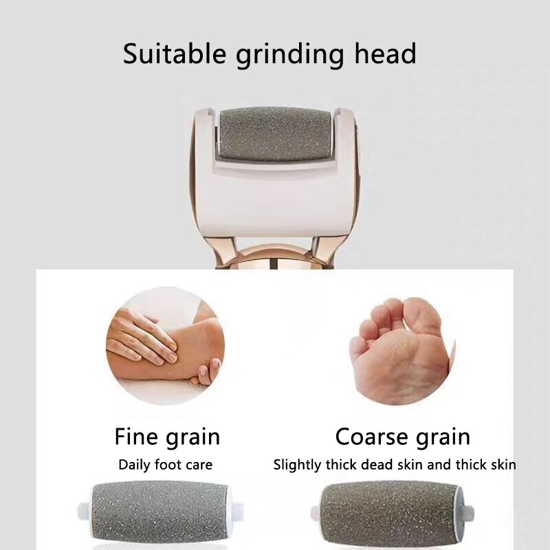 Upgrade Electric Grinder Pedicure Tools Foot Care Tool Pedicura Velvet Smooth Machine Callus Remover for Foot Heel Skin