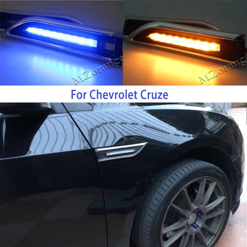 Richtingaanwijzers voor chevrolet cruze led zijmarkeringen led zijlichten 2 stuks led lamp richtingaanwijzers spatbordlampen richtingaanwijzers