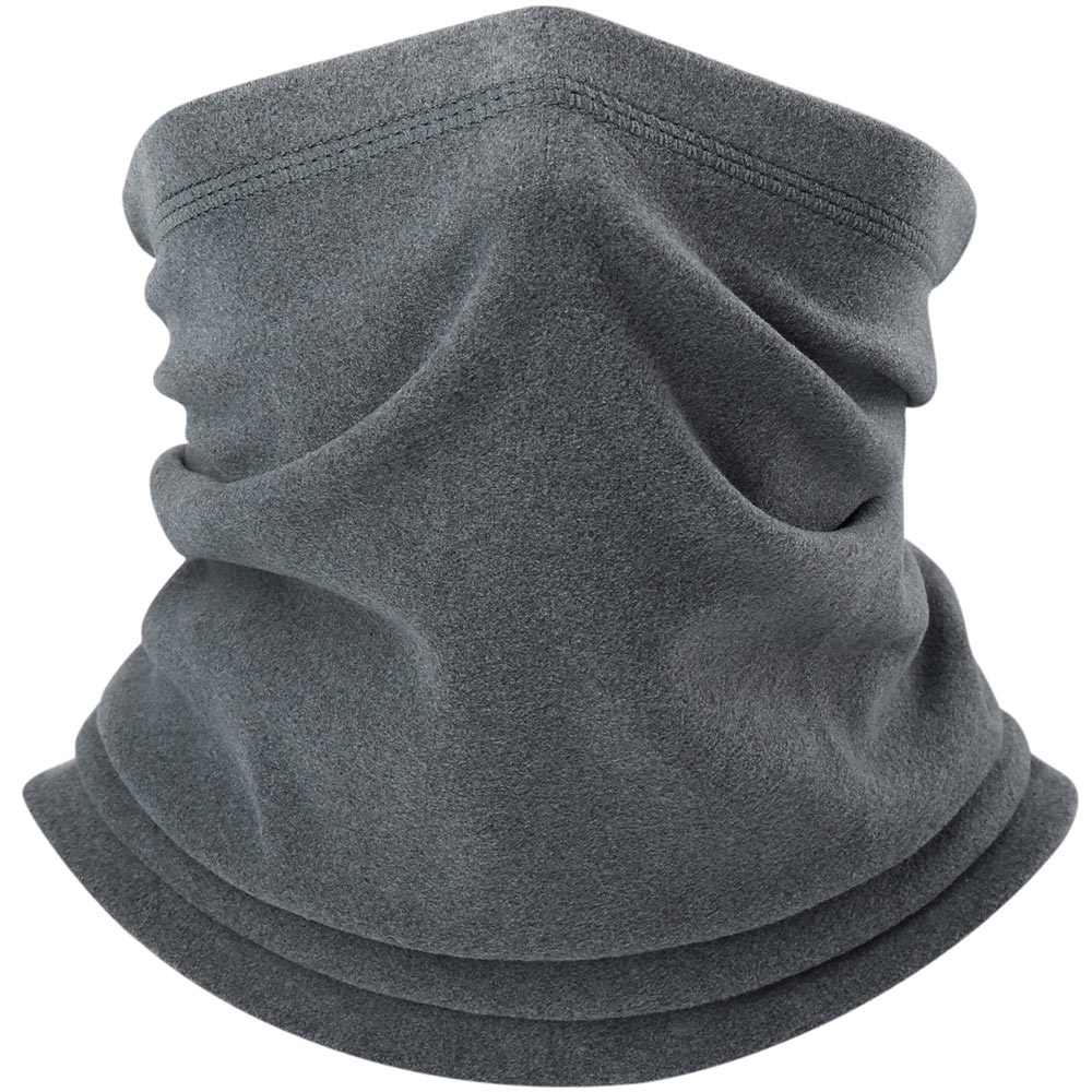 Windproof Fleece Warm Bandana Solid Color Face Mask Scarf Ski Hiking Snowmobile Neck Warmer Gaiter Headband Men Women Winter: 002