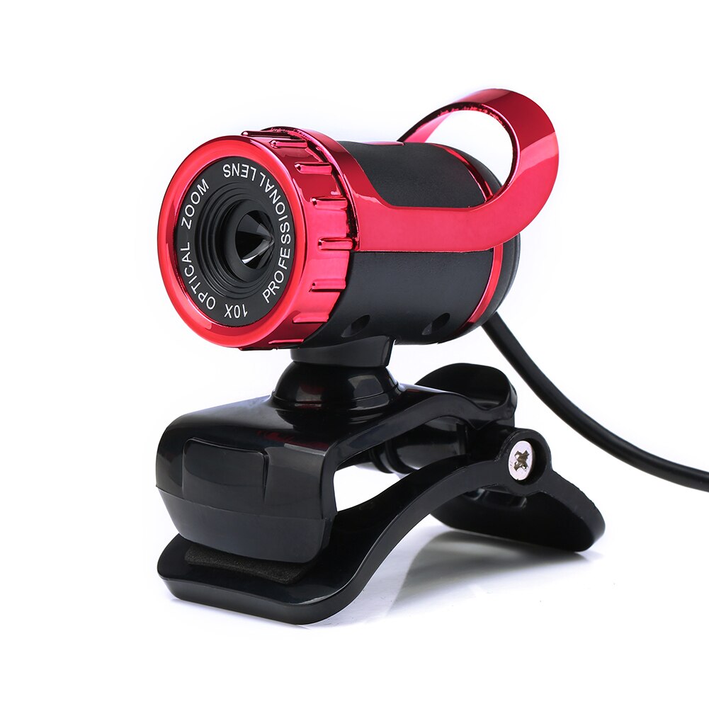 USB 2.0 Web Cam Camera Webcam with Microphone for PC Desktop Computer Laptop built-in microphone good sound absorption