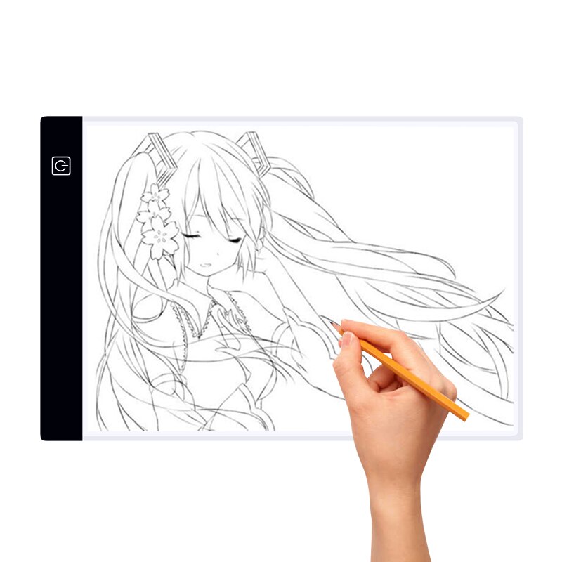 A3 A4 A5 Led Drawing Copy Board Kids Toys Draw 3 Level Dimmable 2022 Writing Tablet Creation For Children Educational Games