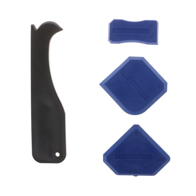 9 Pcs Siliconenkit Schraper Kit Breeuwen Grouting Afwerking Gereedschap Kalefateren Remover Cleaner Hand Tool N1HF