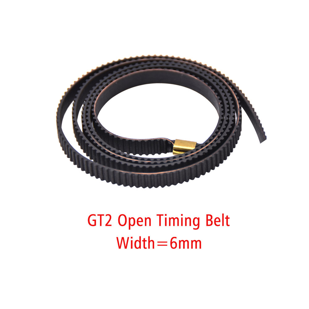 3D-Druckerteile X+Y-Achsen-Gummi-offener Zahnriemen 2GT Breite 6 mm für Creality Ender 3/5/pro/5S/V2/Pro/S1/ CR6 SE CR10/10S/10S Pro