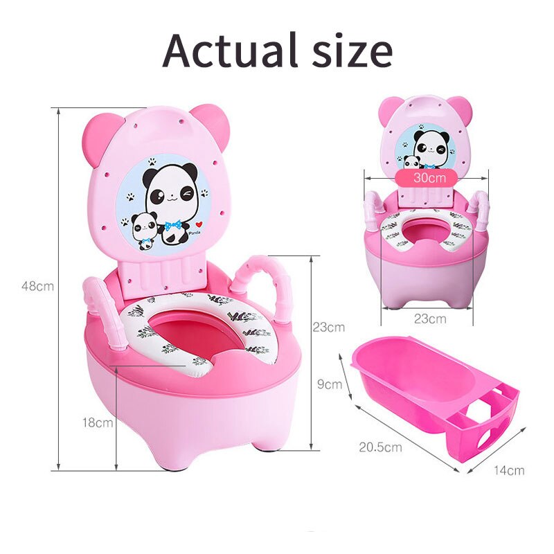0-6 Years Old Children's Pot Soft Baby Potty Plastic Chair Comfortable Portable Folding Pot For Children Potty Girl Boy 2022