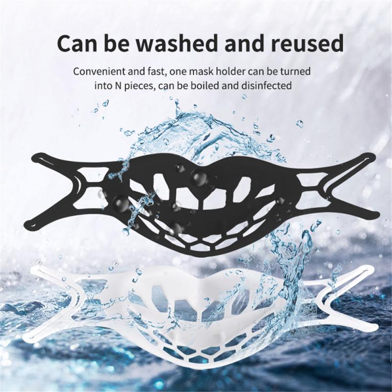 Support de masque en silicone 3D, 10 pièces, cadre de support interne avec petits accessoires